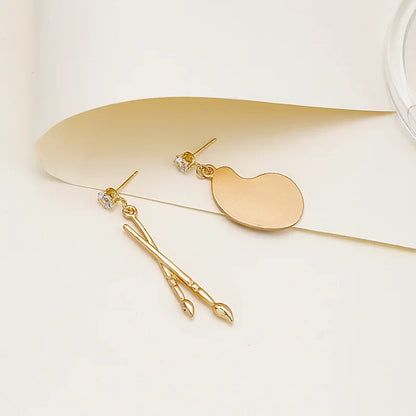 My Palette of Passion - Handcrafted Sterling Silver Earrings for Artists