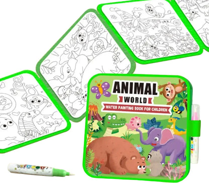 Playbino Waterboek - Magisch kleuren met waterstiften