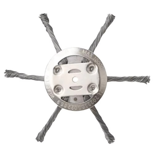 Heavy-Duty Steel Brush Head for Lithium Trimmers