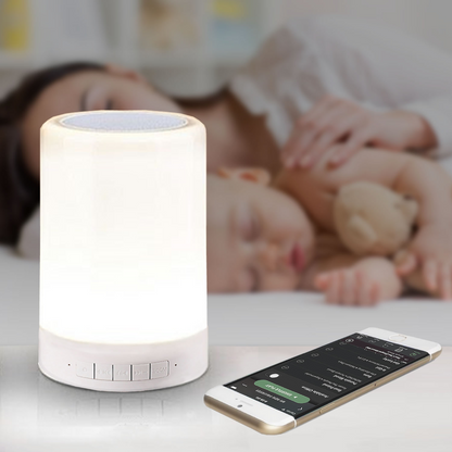 GlowBeat – Bærbar Bluetooth-højttaler med LED-lys og justerbare farvetilstande
