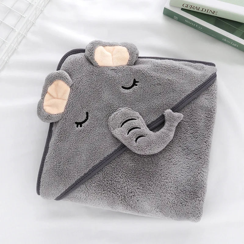 Zachte Baby Badcape™ – Met Capuchon & Schattig Design