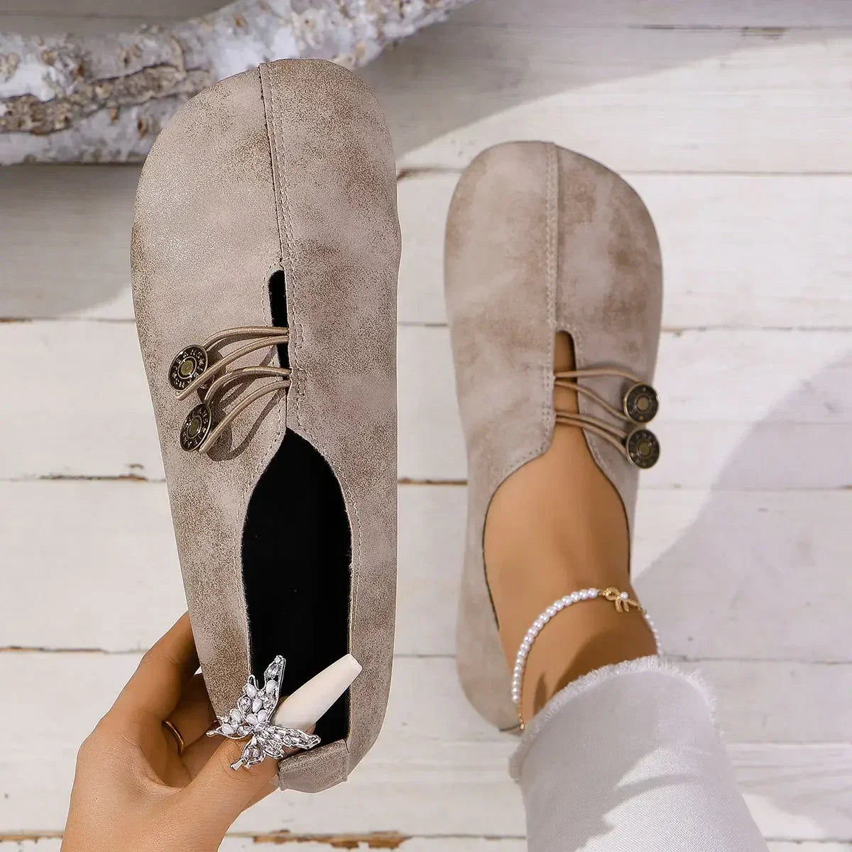 Nahka Barefoot Kengät - SERRA️ - Mukavuus - Luonnollisuus - EmiyoSuomi