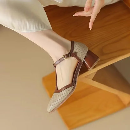 Duval Paris™ | Chaussures orthopédiques à talon moyen