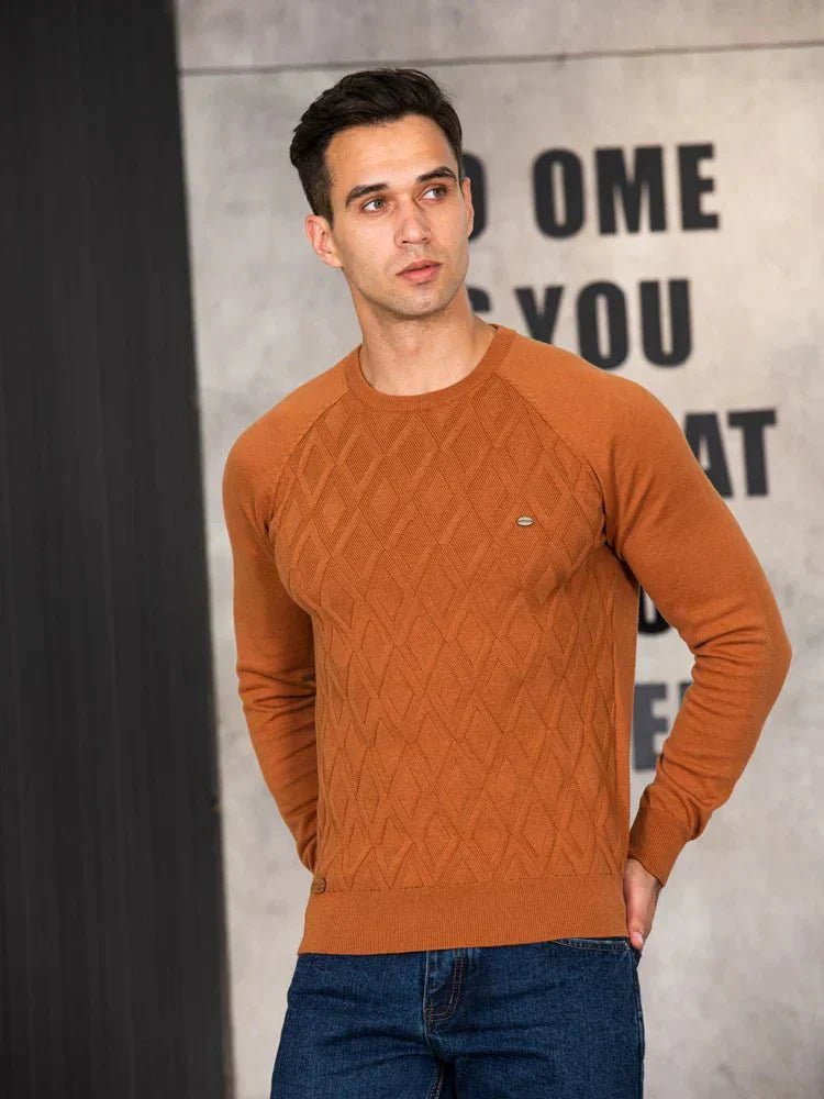 Theodor | Jersey de hombre con diseño de rombos