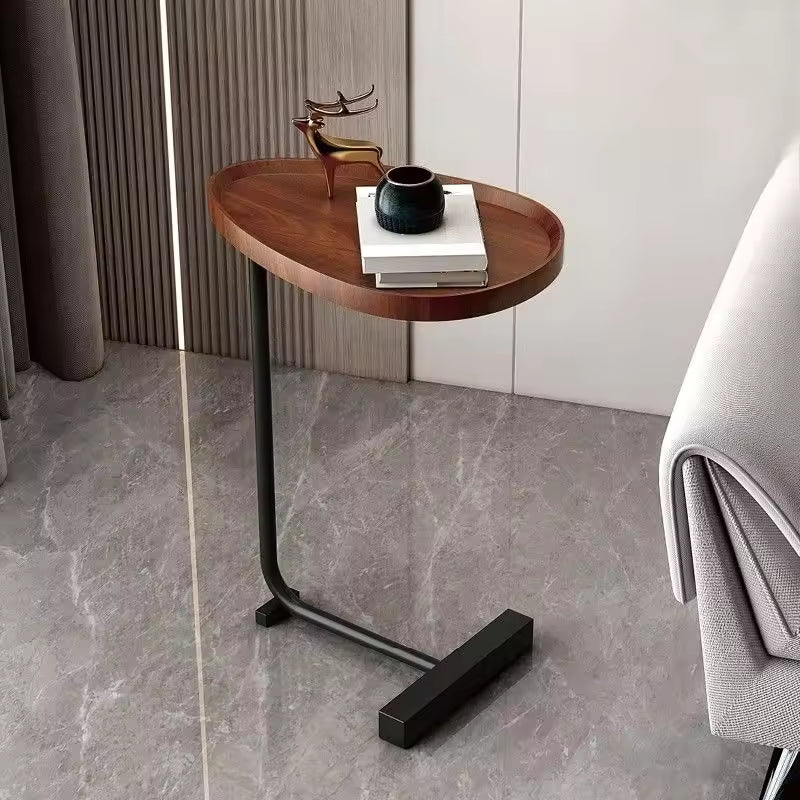 Nirethia – C-förmiger rollbarer Beistelltisch für Sofa und Bett – Perfekte Verbindung für jeden Raum - Roborro