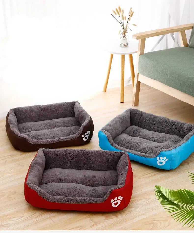 CloudBed - Square Nest Dog Bed – Washable Cotton Pet Sofa Bed for Small, Medium & Large Dogs