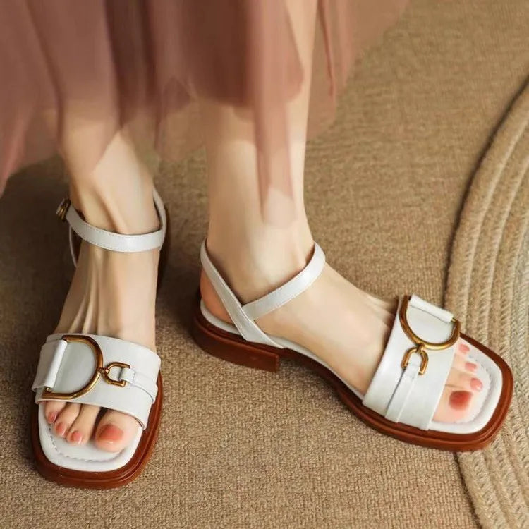 Samantha – Elegant Buckle Strap Sandal