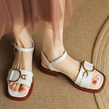 Samantha – Elegant Buckle Strap Sandal