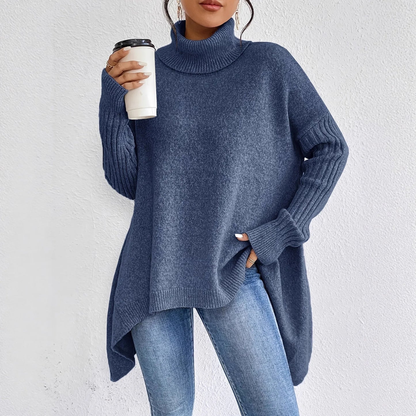 Heidi | Women's Winter Cashmere-Touch Turtleneck | Lunarafi