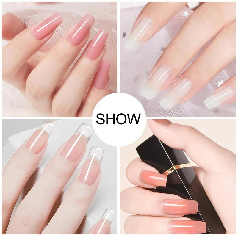 Gelnagellakset met UV-nagellamp Elektrische nagelboormachine Losweken Gelnagelset Basis- en toplaag Gellak Nagelgereedschapset Zorenza