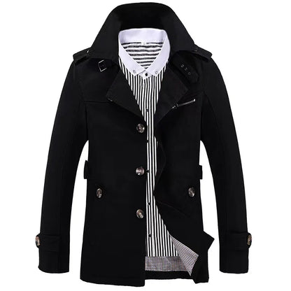 Kacper | Męski Płaszcz Trench Casual