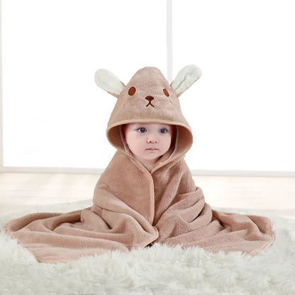 Zachte Baby Badcape™ – Met Capuchon & Schattig Design