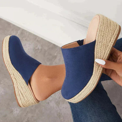 Chaussons Élégants à Semelle Composée,