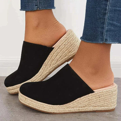 Chaussons Élégants à Semelle Composée,