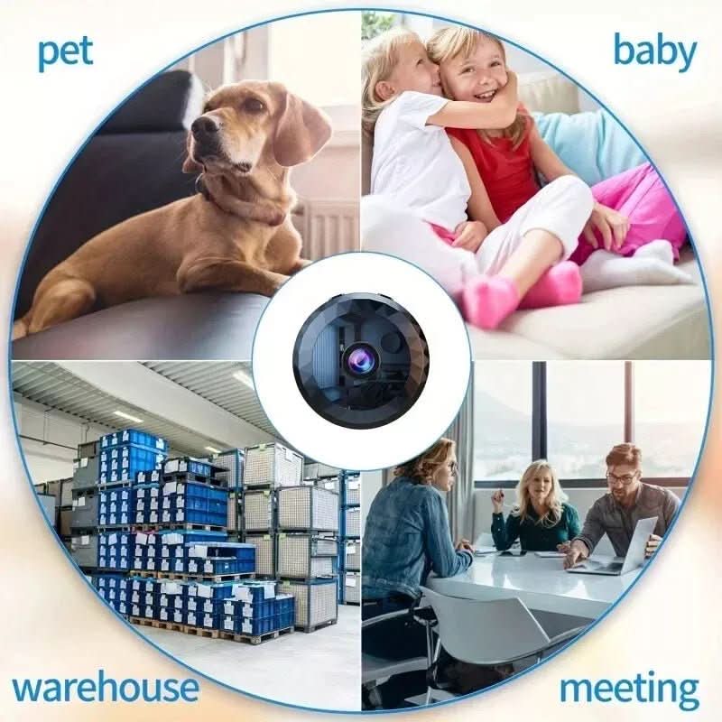 Beveiligingscamera Klein – Magnetische Klein-WLAN-Camera 1080P HD Voor Discrete Bewaking
