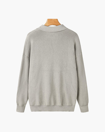 RASON Sweater med lynlås