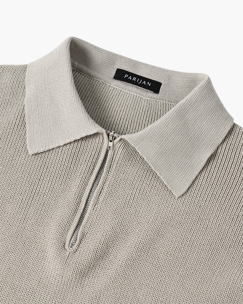 RASON Sweater med lynlås
