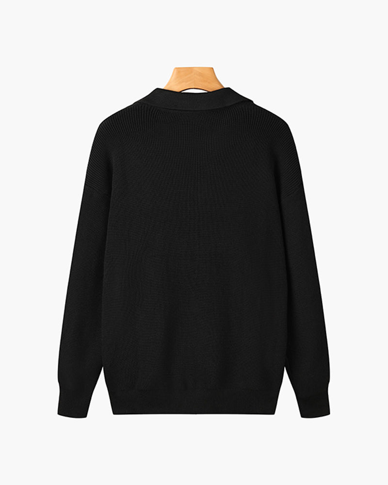 RASON Sweater med lynlås