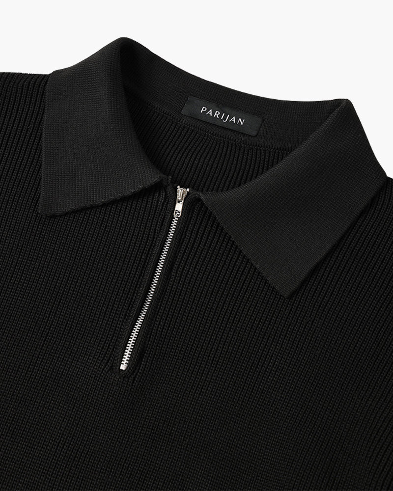 RASON Sweater med lynlås
