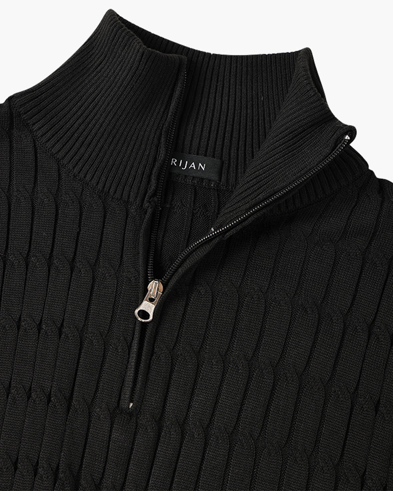 Chaplin Cable Knit Half-Zip