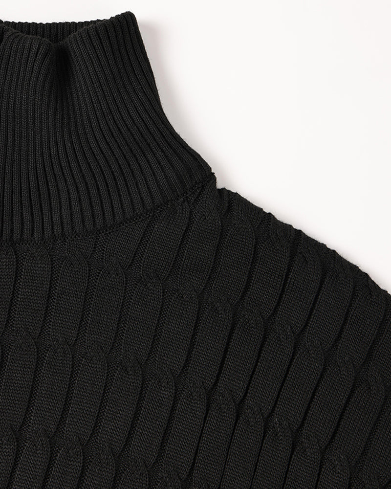 Chaplin Cable Knit Half-Zip