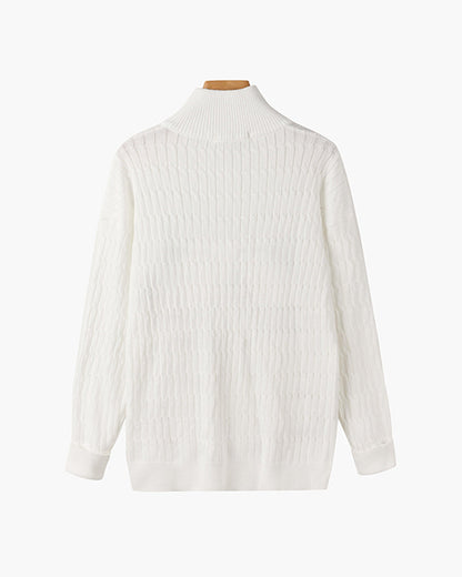 Chaplin Cable Knit Half-Zip