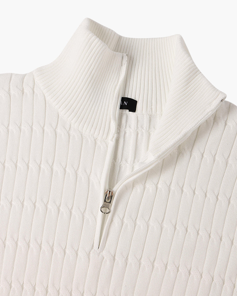 Chaplin Cable Knit Half-Zip