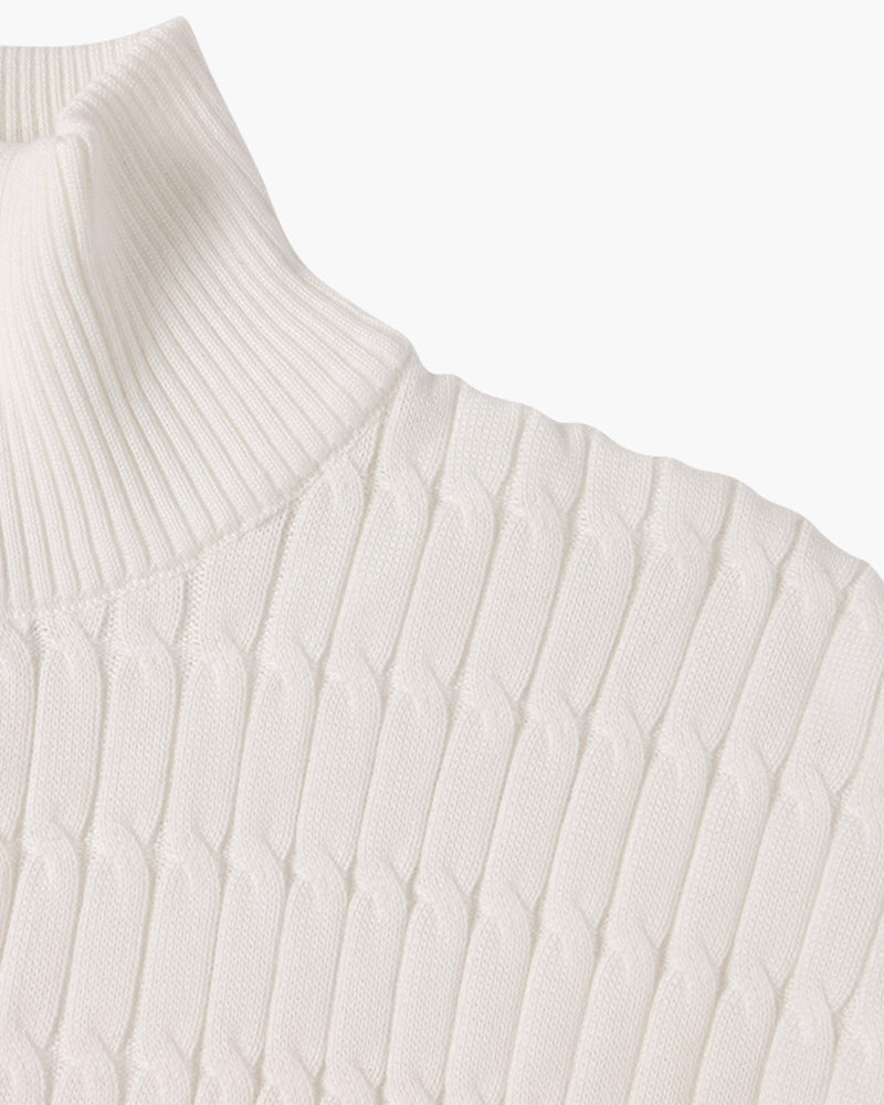 Chaplin Cable Knit Half-Zip