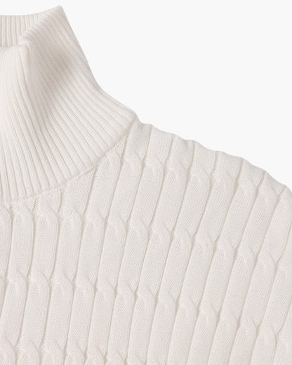 Chaplin Cable Knit Half-Zip