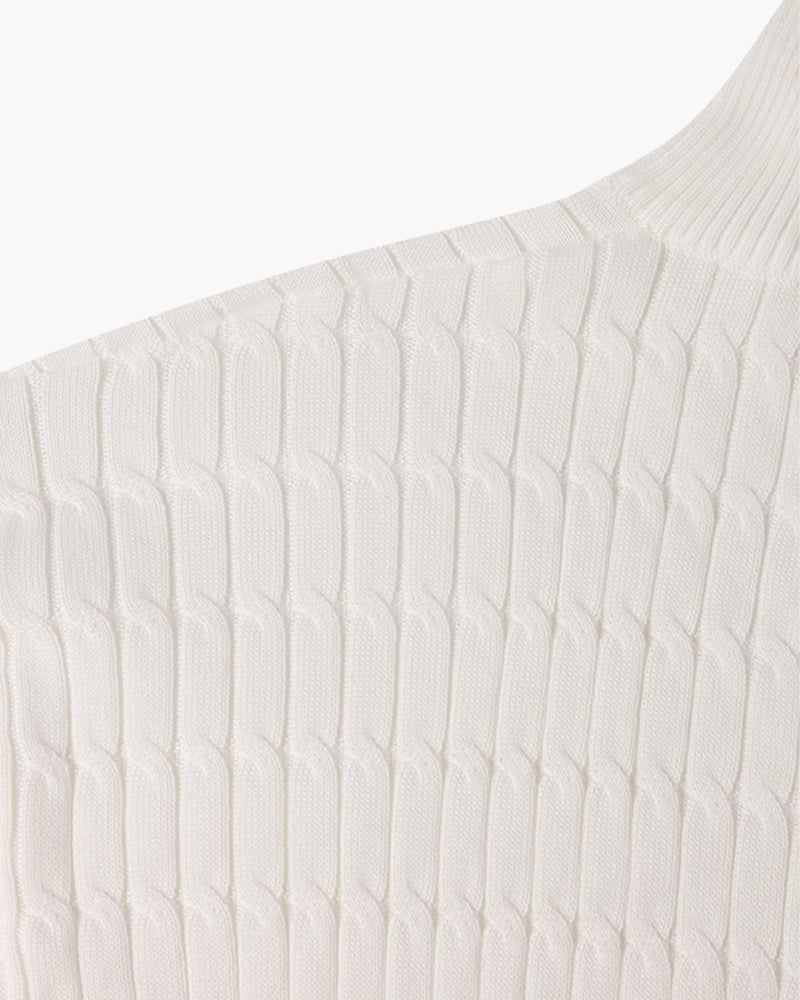 Chaplin Cable Knit Half-Zip