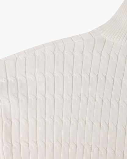 Chaplin Cable Knit Half-Zip