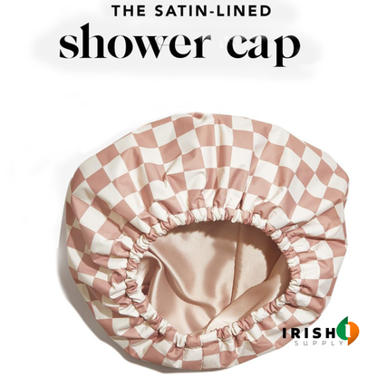 SILKLOCK Waterproof Satin Shower Cap