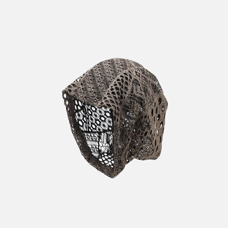 Retro Mesh Hollow Breathable Pile Bucket Hat