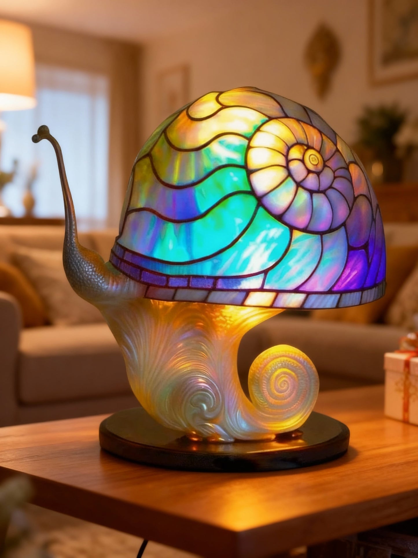SNAILGLOW | Lámpara de escritorio en forma de caracol