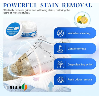 SOLEBRIGHT Deep Stain White Shoe Cleaner (160g)