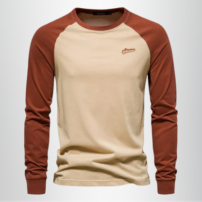 Men's Merino Wool Raglan Long Sleeve Shirt