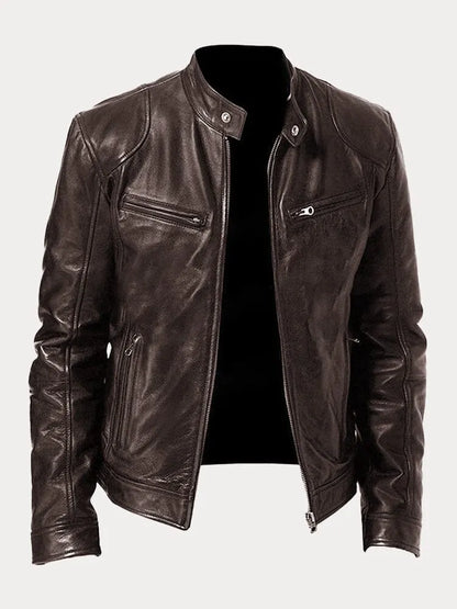 Sorien™ | Veste en Cuir Café Racer