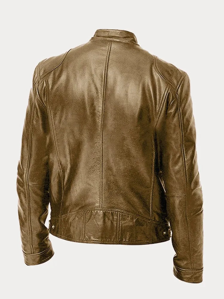 Sorien™ | Veste en Cuir Café Racer