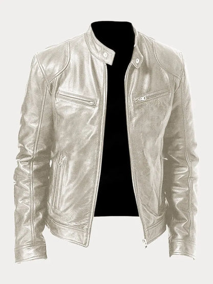 Sorien™ | Veste en Cuir Café Racer
