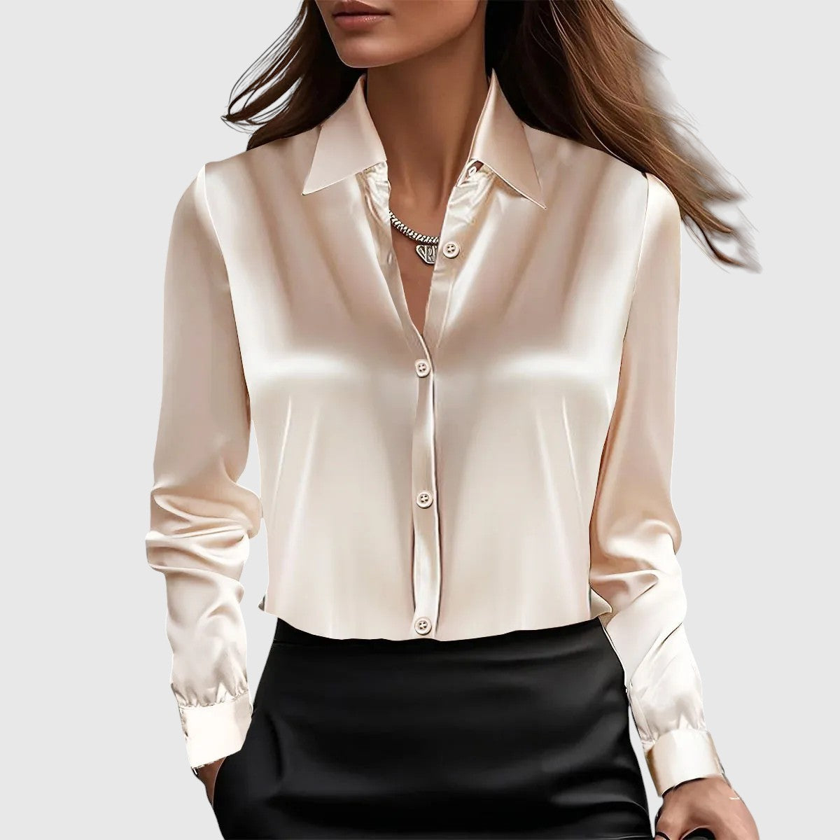 Lúcia | elegáns selyem ing