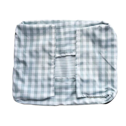 CloudBed Cotton Pet Sofa Bed – Breathable Striped Dog Bed for Small to Medium Pets