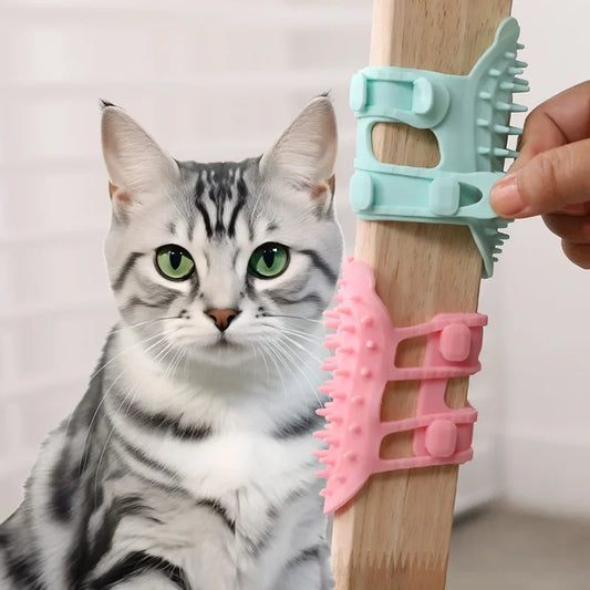 Katzenbürste zur Selbstreinigung mit Massage- und Kratzfunktion