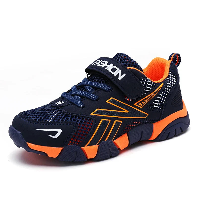 Averon børnesneakers med mesh-overdel og velcrolukning