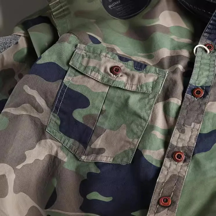 Icaron - Herren Camouflage Jacke