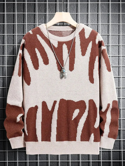 Pullover Sweater Casual Round Neck