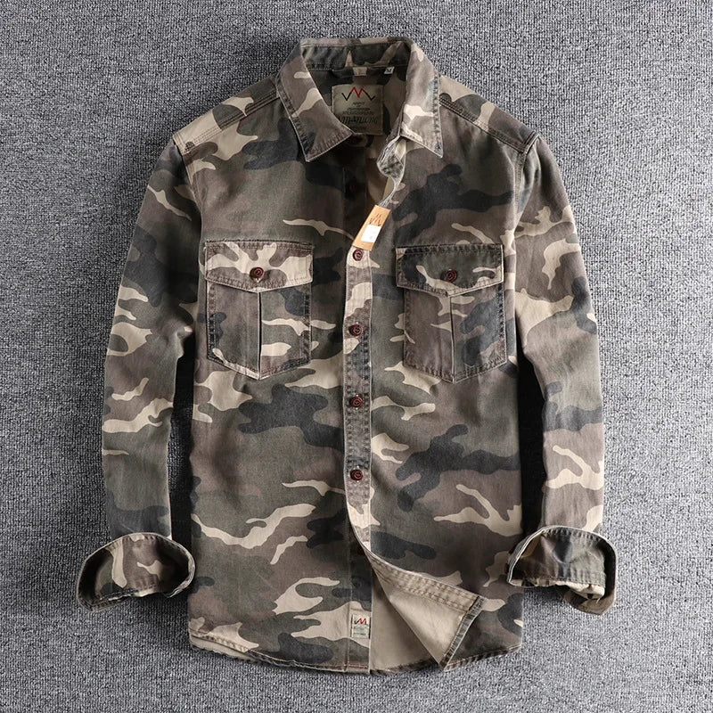 Icaron - Herren Camouflage Jacke