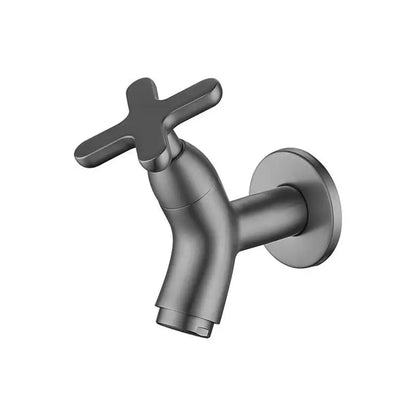 Ottone Flow | Luxe Messing Wandkraan – Modern Design – Koud Water – G1/2" Aansluiting
