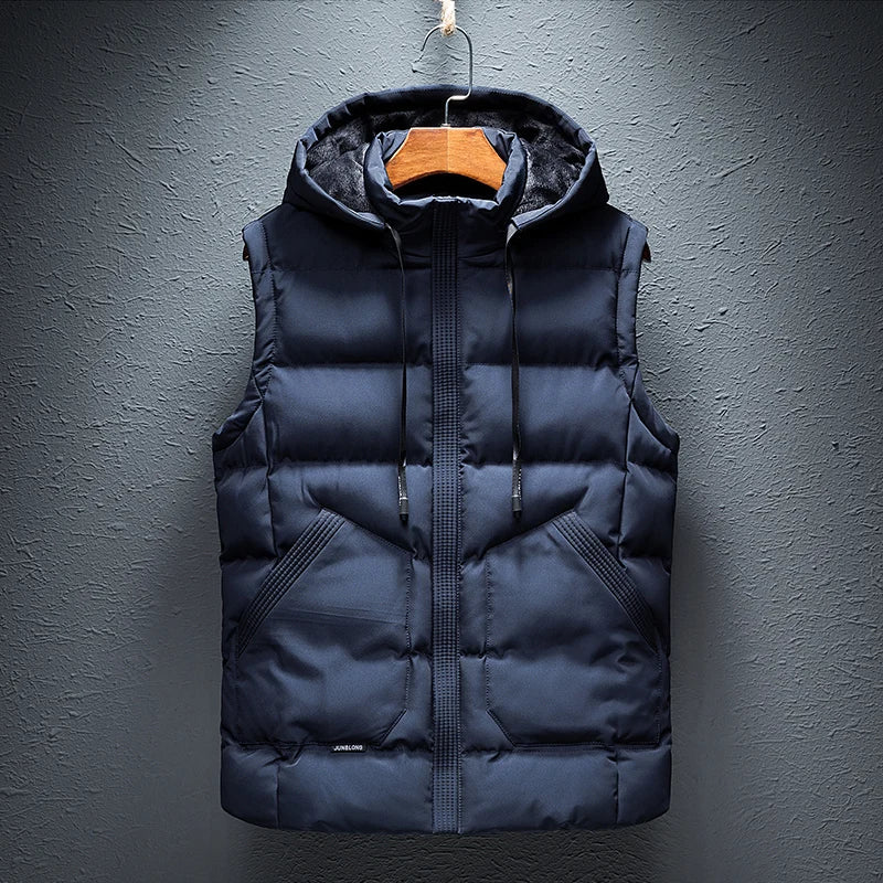 Bodywarmer Vest Heren Capuchon Gewatteerde
