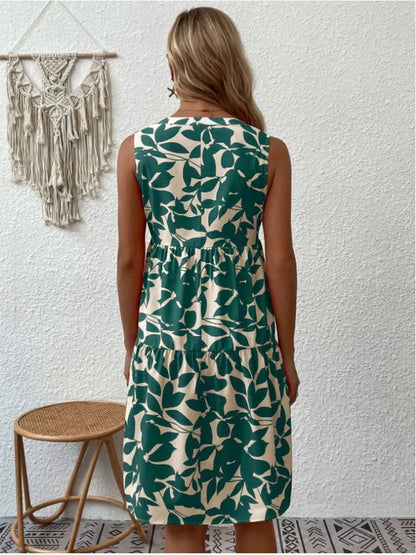 Avery | Comfortable V-Neck Print Dress