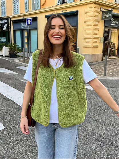 Elina – Lammwollweste Damen Weste aus Wolle